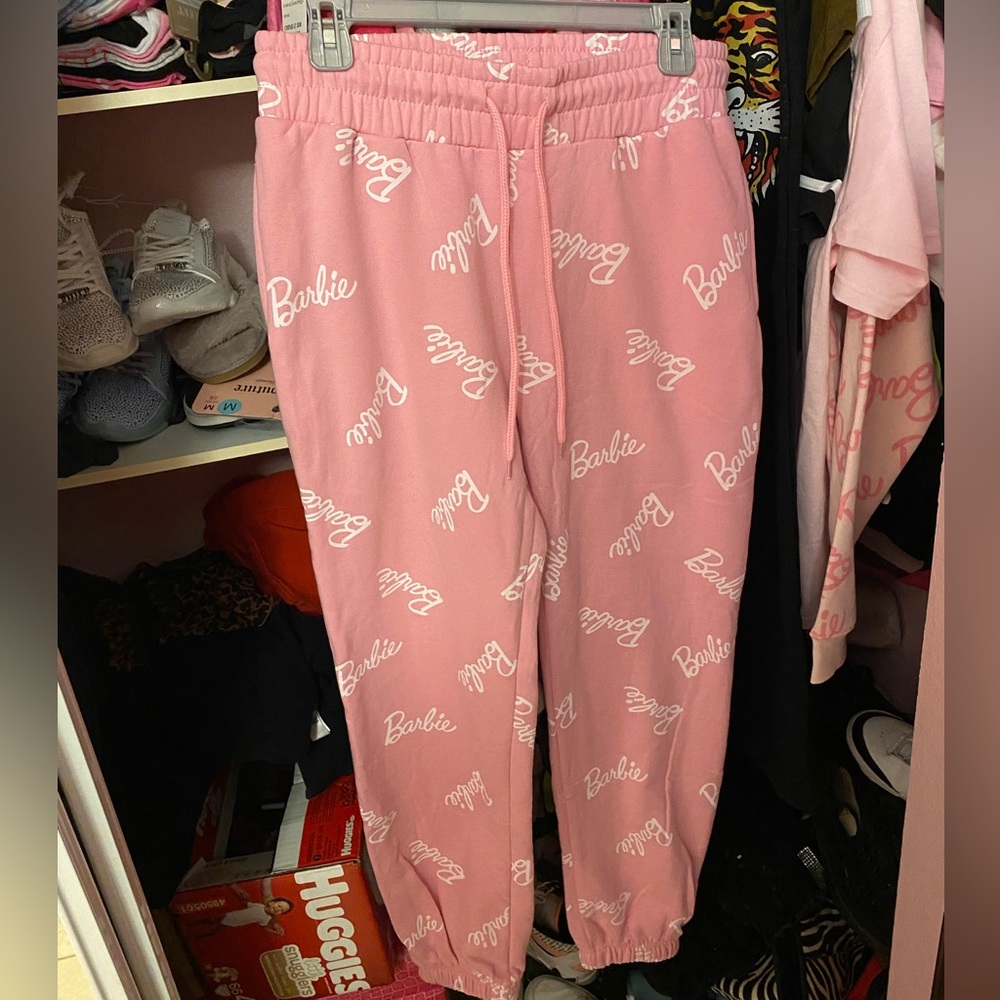 Pink Barbie jogger sweatpants 💗